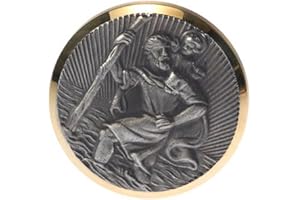 HP AUTOZUBEHÖR Accessoire pour voiture 19121 Christophe Plaque décorative chromée