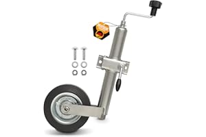 ‎THE DRIVE The Drive | Stützrad 150kg | für PKW Anhänger | Ø 48mm mit Klemmhalter | inkl. Anbausatz