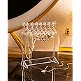 BRODLOG Acrylic Earring Holder Set(1 Earring Display Stand With 8 Hangers) Jewellery Organizer Jewellery Organizer (Transparent)