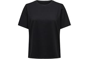 ONLY ONLONLY S/S JRS Noos - T-Shirt Femme T-Shirt Manches Courtes Noir Large