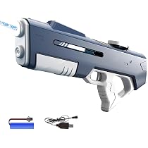 Elektrische Wasserpistole Mit LED – Automatische Wasseraufnahme, Bis 9,75 M Reichweite, Für Pool & Strand