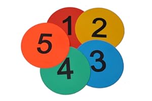 Eco Walker 20 cm nummeriert Flacher Floormarker Makierungsscheiben Set