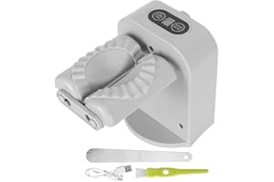 TOPINCN Máquina Eléctrica para Hacer Bolas de Masa Hervida, Molde para Albóndigas, Herramienta Automática Completa para el Hogar, Cepillo, Herramienta Eléctrica para Hacer Pasta (GRAY)