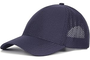 Zylioo Duże czapki sportowe do biegania czapki duża siatka oddychająca czapka z daszkiem elastyczna czapka golfowa