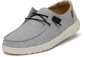 Hey Dude Wendy Chambray, Moc Toe Shoes Mujer