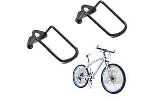 MEIN HERZ 2 Pcs Desviador de la Bicicleta Protector, Hierro Guardia de Estancia para Trasero Cambio de Engranaje de Desviador de Bici, Protector de Cadena para Garantizar Al Aire Libre Montaña Bici Ciclismo
