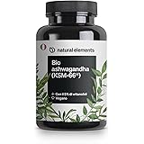 Bio Ashwagandha KSM-66 – Alto Dosaggio – 180 Capsule – Ashwagandha Bio Certificata – Capsule di Ashwagandha Polvere Estratta 