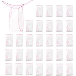 FUIPVGI 20 Pièces Slips Jetables pour Femme, Culotte Jetable Slip Femme Strings, Non Tissés String T Jetable Culottes Bikini Jetables des Bains de Soleil de Massage de Salon, Taille Unique (Blanc