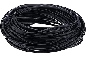 PH PandaHall 11 Yards Leather Necklace Cord, 3mm Cowhide Leather Cord Black Round Cords Leather Lace Beading String Bracelet Thread for Neckacle Jewellery Making Macrame Shoelace DIY Crafts