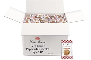 BONNE MAMAN - Petits Cookies aux Pépites de Chocolat - Croustillants et Authentiques - Le Lot de 280 Cookies