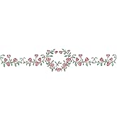 Tobin Damgalı Yastık Kılıfları, Kalp Asma, 50,8 cm x 76,2 cm Nakış Seti