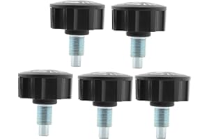 ZERONE Manopola di Regolazione Fitness, 5 Pezzi Manopola con Perno a Strappo Fitness M16, Perni a Molla per Perno di Trazione