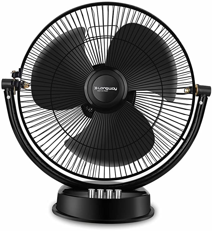 Longway Speedy P1 12 inch Ultra High Speed Table Fan Review: Stylish and Efficient Cooling Solution