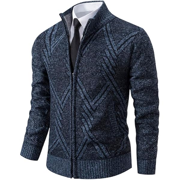 Amazon Cardigan VOBOOM Men's Knitwear Button Down Shawl Collar
