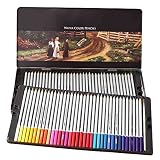 Tomkity 72Lápices de Colores Acuarelables Lápices Profesional para Arte Dibujo Lapices de Dibujo