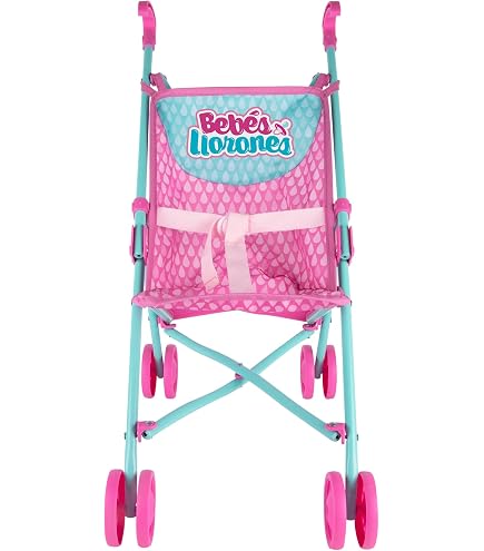 Puppenbuggy Roma - Mini-Puppenwagen Für Kinder Ab 3 Jahren, Klappbar, Mit Anschnallgurt, Für Puppen Bis 52 Cm