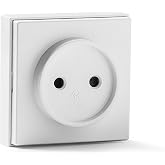 FAMATEL &ndash; Socket without TT | Surface | 65 x 65 mm | 16A | 250V | Easy Installation | 5000 Series | White |