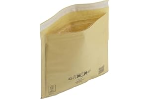 IMBALLAGGI 2000 - Buste Postali Imbottite Mail Lite Gold - 50 Pezzi 22x26 cm -Buste Imbottite per Spedizione - Buste con Pluriball Ideali per Spedire e Proteggere Oggetti