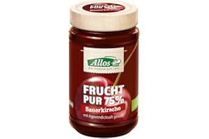 ‎ALLOS Allos Bio Frucht Pur 75% Sauerkirsche (6 x 250 gr)