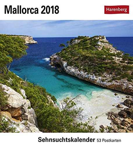 Preisvergleich Produktbild Mallorca - Kalender 2018: Sehnsuchtskalender, 53 Postkarten