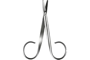 ‎RUBIS Rubis Kid Nagelschere - Hochwertige Babynagelschere rund - Kindernagelschere - runde Spitze für Kinder Nagelpflege - Baby Schere abgerundet