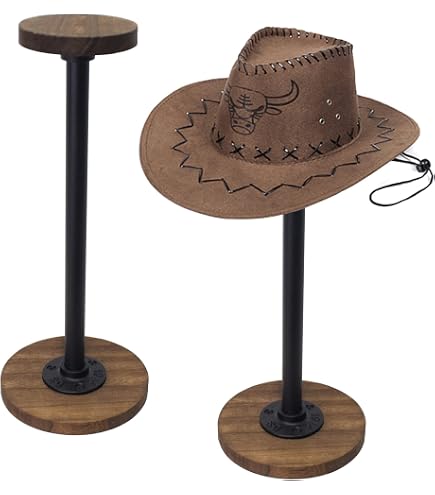 Holz Hutständer Kuppelform – Hutablage Für Cowboyhut, Baseballkappe & Perücken