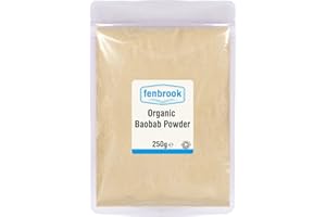 Organic Baobab Powder 250g Certified Organic by Fenbrook Organic