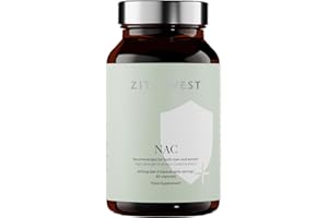 Zita West - High Strength N-Acetyl Cysteine (NAC) 600mg per 2 Capsules - Premium Nutritional Supplement for Men and Women - 60 Vegan Capsules (1 Month Supply)
