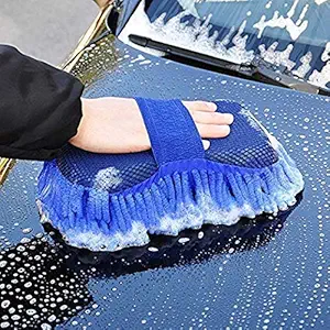 Sprade Car Washing & Dusting Sponge Duster Made with Scratch-Proof Microfiber Stuff for Intense Cleaning with Hand Grip