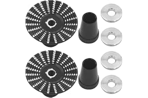 Vgoohobby Aluminum Alloy M3 Umbrella Transmitter Gimbal Sticks Ends Replacement for Futaba Turnigy Walkera Wfly RadioLink Frsky 3mm Gimbals Remote Controller,Black