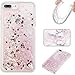 Produktbild Docrax [iPhone 7 Plus]/[iPhone 8 Plus] Handy Hülle Glitzer Flüssig, Handyhülle Silikon Stoßfest Kratzfest Schutzhülle Bumper Case für Apple iPhone 7Plus/8Plus (5,5 Zoll) - DOYBO42215 Rosa
