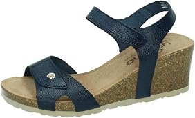YOKONO CADIZ-073 Sandalias CUÑA Piel Mujer Sandalias Marino 37 : Amazon.es:  Zapatos y complementos