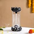 Nestasia Shivling Incense Holder | Backflow Smoke Fountain Design & Comes with 1 Pack of Incense Cones | Perfect for Home Decor, Meditation and Gifting