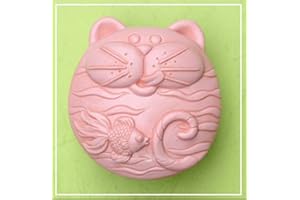 Longcang Mold Tierform Handwerk Kunst Silikon Seife Formen Handwerk DIY, Seife Kerze handgefertigte Formen (N066)