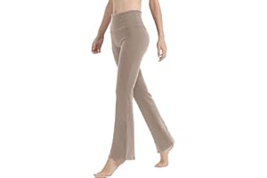 LaiEr Pantalon de Yoga pour Femme avec contrôle du Ventre, Pantalon Taille Haute Extensible dans Les 4 Directions avec Poches intérieures,