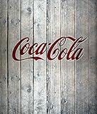 Hygienisch und kratzfest Wenko Glasrückwand Coca-Cola Wood Spritzschutz, Gehärtetes Glas, Mehrfarbig, 70 x 60 x 0,1 cm