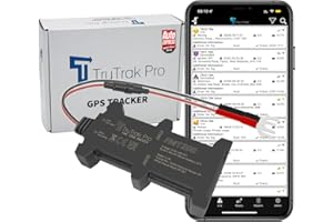 TruTrak Pro 4G - FMT200 4G GPS Tracker - Real Time Vehicle Tracker - Van, Caravan, Motorhome, Tractor, Bus & Car Tracker - Pay As You Go, 12-24V Self Install Including SIM & Data
