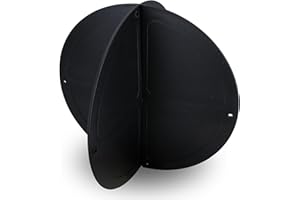 MARINEO Pelota de anclaje de 30 cm, color negro, 2 piezas, ahorra espacio, cumple con SeeSchStrO, resistente al agua salada, duradera, resistente a los rayos UV