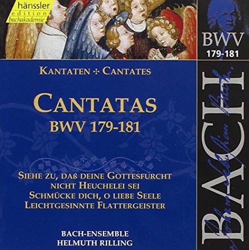 Bach: Cantatas, BWV 179-181 (Edition Bachakademie Vol 54) /Rilling