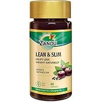 Zandu Lean & Slim - Enriched with the Goodness of 6 Herbs to Help You in Weight Loss Journey | Acts as a Metabolism…