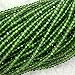 Produktbild 1 Strands Natural Green Apatite Staffelite Hand Cut Faceted Rondelle Loose Gemstone Beads 2x3mm 16" 04117