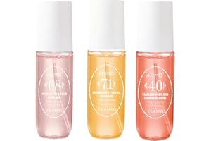 JONURMAFY 3 pcs Brazilian Parfum，Brazilian Parfum Body Spray，Moisturizing Moisturizes the Skin，Janeiro Body Spray，withFresh-Fruity and Floral Fragrance Perfume Spray 90ml