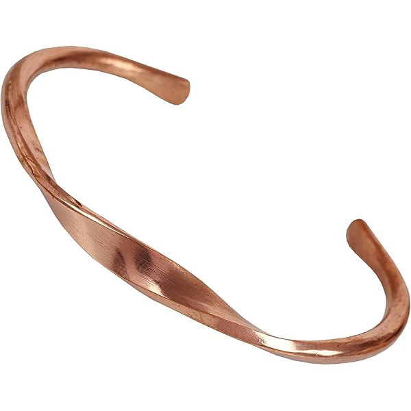 Gevlochten koperen armband - Spirituele winkel