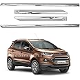 ModifyStyle Side Beading/Side Cladding/Door Garnish/Door Protector Chrome Suitable for Ford Ecosport (2013 to 2017) Type 1 (Set of 4pcs)