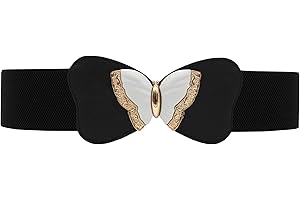 BlackButterfly 3 Pouce De Large Élastique Papillon Ceinture