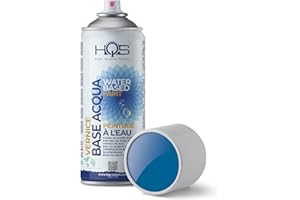 HQS HIGH QUALITY SPRAY HQS Bomboletta di Vernice Spray 400ml Base Acqua Colori Ral (Ral 5017 Blu Traffico)