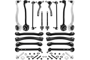 TEILEX GERMANY Kit bracci di sospensione anteriore et posteriore compatibile per MERCEDES CLASSE C W203 S203 composto da 18 ricambi auto
