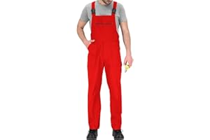 BWOLF Slater Men's Dungarees | Work Trousers with Bib | Work Bib and Brace Overalls Men | Protective Dungarees | All Seasons