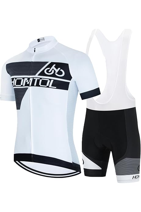 Completo Ciclismo Estivo Mtb Strada Traspirante Completo Ciclismo FFFF & OLFEH Uomo - Maglia E Salopette Estiva, MTB E Strada Completo Ciclismo Giro D Italia - 5