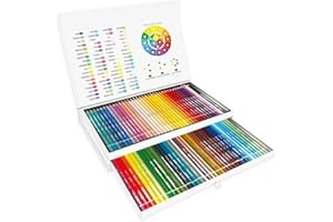 Tinta Unita Confezione Cassettiera 72 Pastelli Xl Colorati Mina 4 Mm.